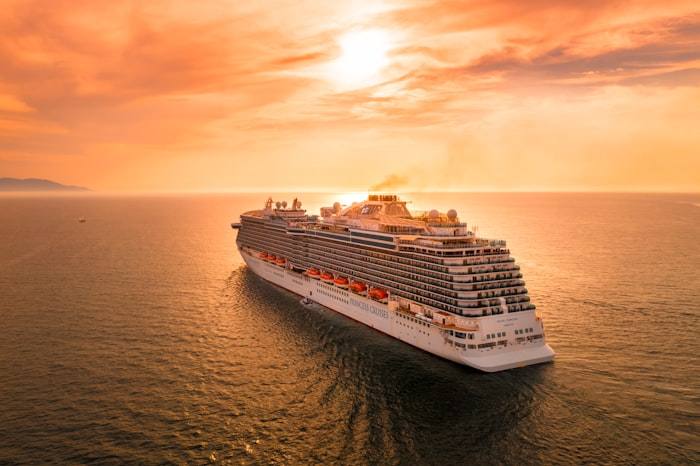 The ship at anchor